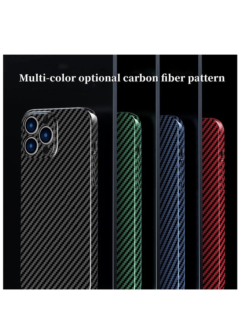 Raxoom Personality Handsome Light Thin Carbon Fiber Pattern PC Phone case Compatible with iPhone 15 Pro Unique Comfortable Cool Shockproof Back Cover Duty - Image 5
