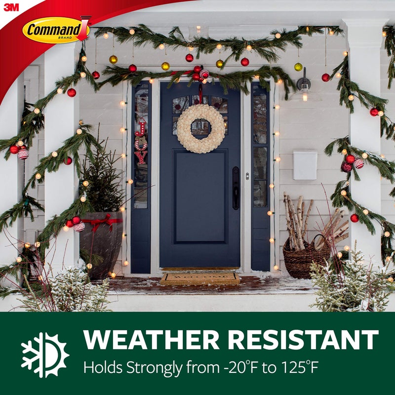 Command Outdoor Large Bronze Hooks, Holds 5 lb, 3 Hooks 4 Strips, Damage-Free, Weather Resistant for Hanging Decor - Image 5