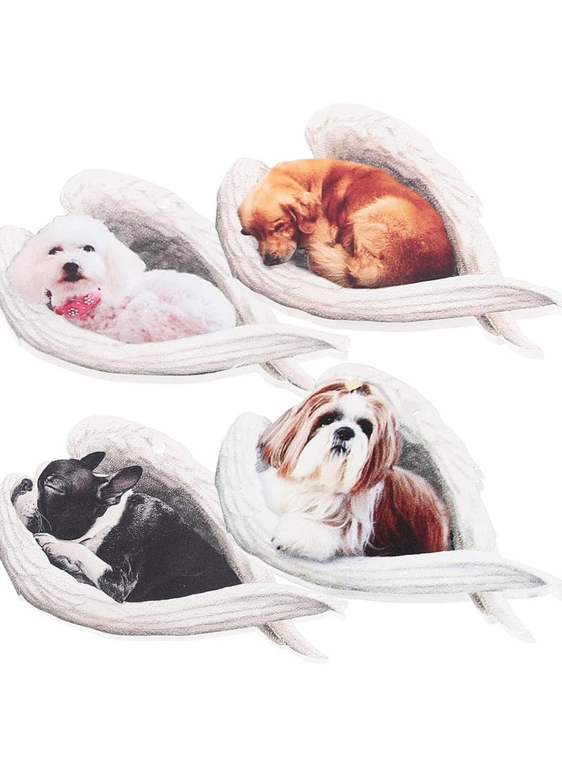 GGOOT 4pcs puppy pendant dog keychain car gadgets keychains for car keys memorial gifts keychain remembrance ornament dog pattern pendants dog key charm delicate decorative bag love dogs - Image 1