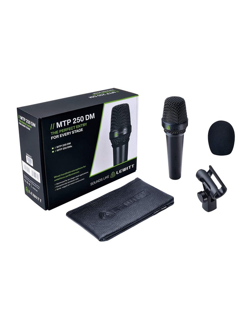 Lewitt - Wired Handheld Dynamic Microphone for Vocal Performances - Image 1