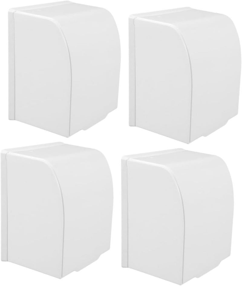 NUOBESTY 4pcs Weatherproof Outdoor Socket Cover Protector Type Pvc Outlet Cover Electric Shock Protection Easy Installation for Outdoor Use - Image 1