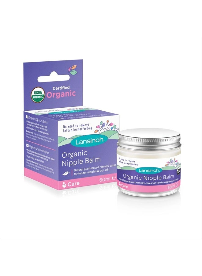 Lansinoh Laboratories Inc. UK Organic Nipple Balm 60ml Natural Breastfeeding Cream - Image 1