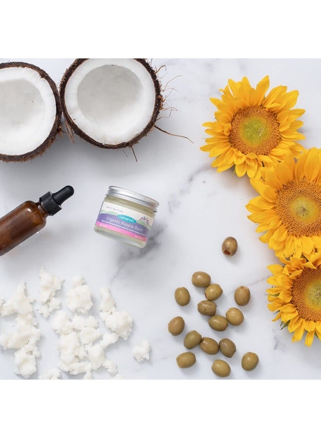 Lansinoh Laboratories Inc. UK Organic Nipple Balm 60ml Natural Breastfeeding Cream - Image 3