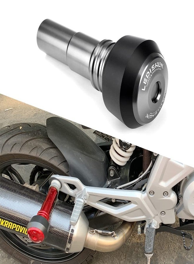 LEDISHUN Accessoires Falling protection Exhaust Slider Crash pad slider compatible with Honda CB350 RS,NT1100,Rebel 500,Rebel 300,Rebel 250,CB1000R,X-ADV 750,NC700,NC750(Gray) - Image 1