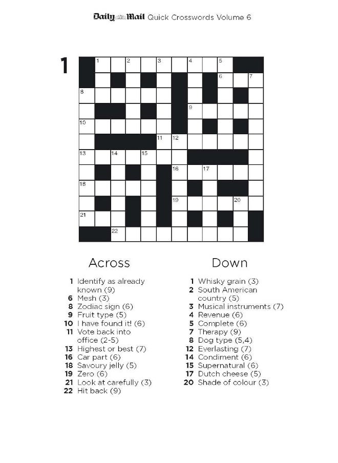 Daily Mail Quick Crosswords Volume 6: 200 new puzzles from the Daily Mail  - Image 2