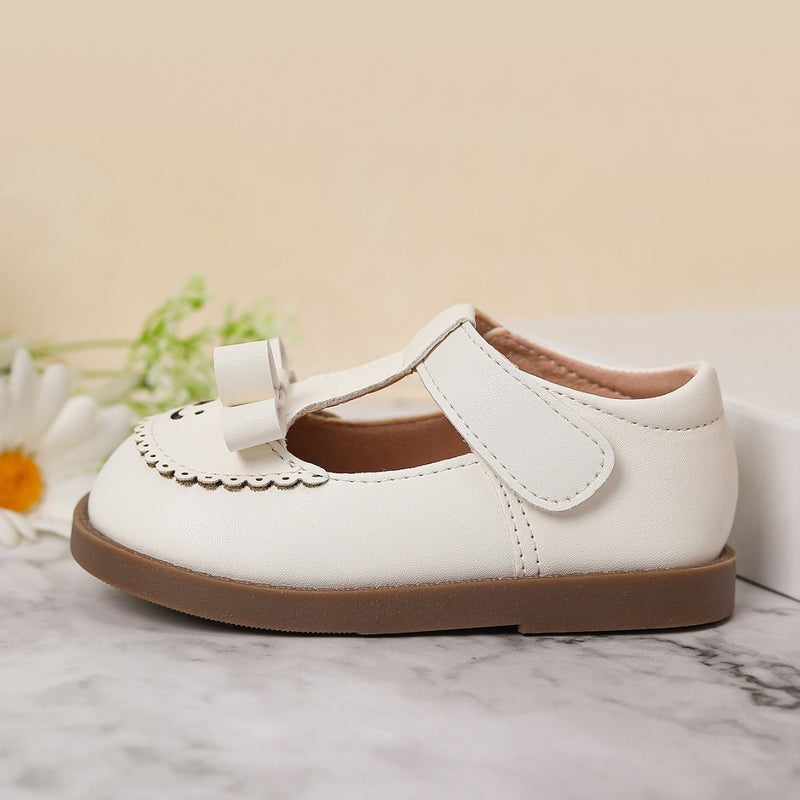College Style Small Leather Shoes 2026 New Sweet Bow Soft-Soled Baby Cute Toddler Shoes For Girls - Image 5