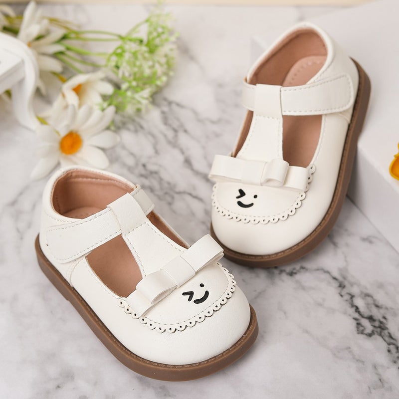 College Style Small Leather Shoes 2026 New Sweet Bow Soft-Soled Baby Cute Toddler Shoes For Girls - Image 4