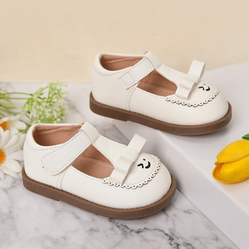 College Style Small Leather Shoes 2026 New Sweet Bow Soft-Soled Baby Cute Toddler Shoes For Girls - Image 3