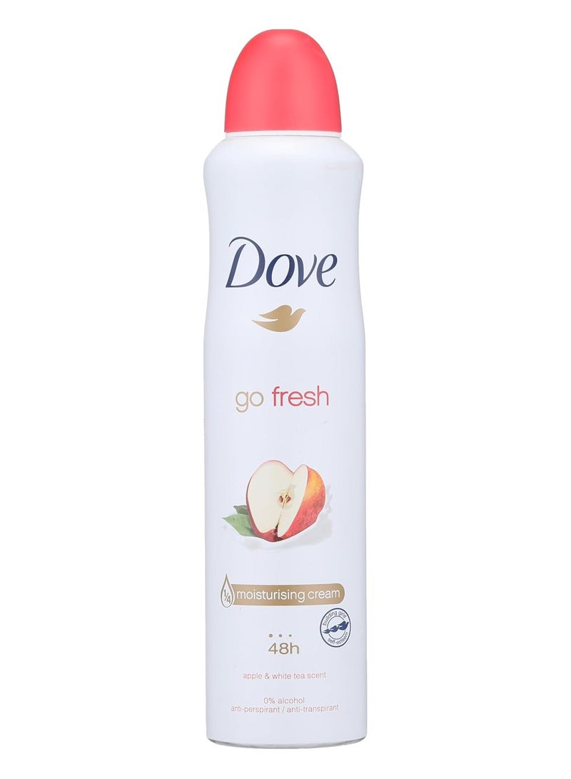 Dove Go Fresh Apple & White Tea Deodorant Spray – 250ml  - Image 1