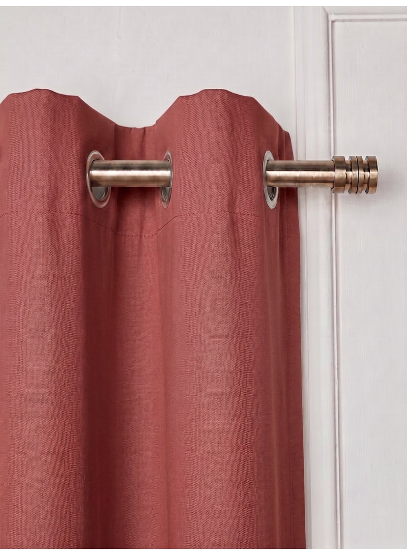 Amali Regal Dimout curtains with 16 Grommets in 2 panels Size (W132 x L 274cm) for living room Decor or bedroom window noise reduction and light blocking - Image 3