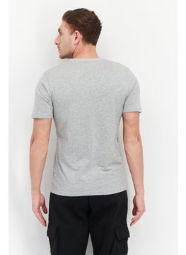 Men Crew Neck Short Sleeve Brand Logo T-Shirt, Light Grey - pzsku/Z28B5859511BB46266A7DZ/45/_/1729779459/c268021c-d300-4cd7-bd0d-17b6bcda51ea