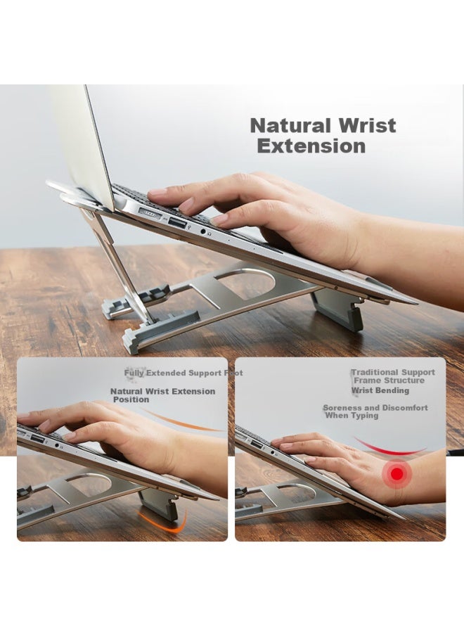 Ecola Laptop Stand 11-level Adjustable Aluminum Alloy Non-slip Stand For Douzhan Zhan 7000, Xiaoxin Pro14, Titan 18pro, Tablet Stand A24sv - Image 3