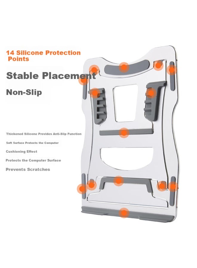Ecola Laptop Stand 11-level Adjustable Aluminum Alloy Non-slip Stand For Douzhan Zhan 7000, Xiaoxin Pro14, Titan 18pro, Tablet Stand A24sv - Image 5