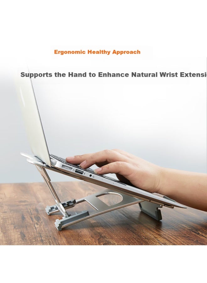 Ecola Laptop Stand 11-level Adjustable Aluminum Alloy Non-slip Stand For Douzhan Zhan 7000, Xiaoxin Pro14, Titan 18pro, Tablet Stand A24sv - Image 2