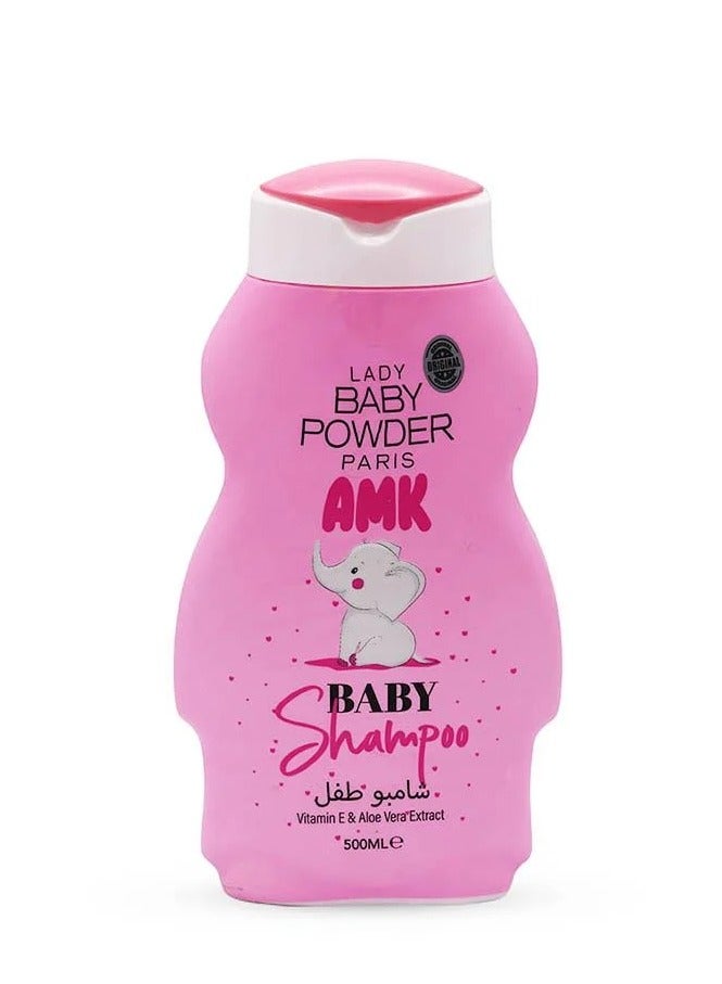 BABY POWDER Baby Shampoo with Vitamin E & Aloe Vera - 500 ml