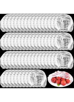 OJYUDD 400 Pcs Fresh Keeping Bags,Plastic Food Storage Covers,Elastic Sealing Bowl Lids,Adjustable Wrap Bowl Covers for Family Kitchen Outdoor Picnic  - Image 1