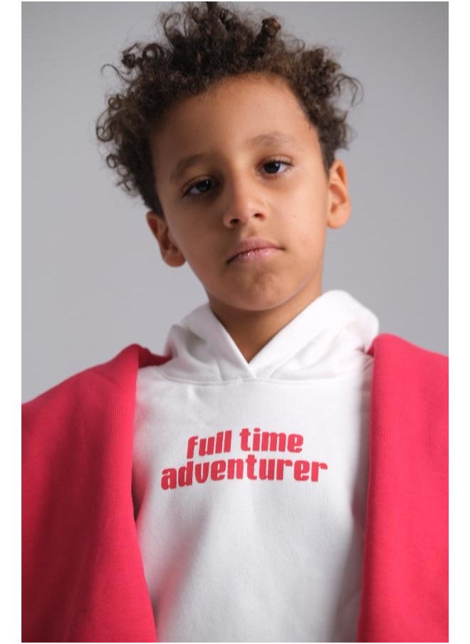 playmore Unisex "Full Time Adventurer" Long-Sleeved Hoodie  - Image 1