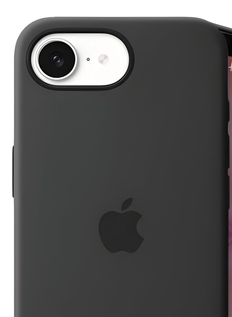 عام جراب iPhone 17e من السيليكون السائل مع بطانة ناعمة من الألياف الدقيقة (مايكروفايبر) - غطاء واقٍ مقاوم للخدش والصدمات لهاتف iPhone 17e (مقاس 6.1 بوصة) - Image 5