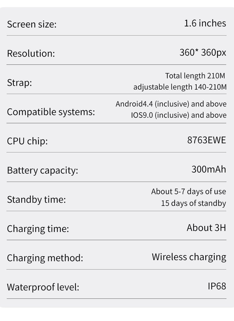 ارواق - ساعة ذكية WATCH GT 4 Pro Plus للرجال بنظام تحديد المواقع بشاشة 1.8 بوصة AMOLED HD IP68 مقاومة للماء وبطارية طويلة أحدث ساعة ذكية فضية - Image 1