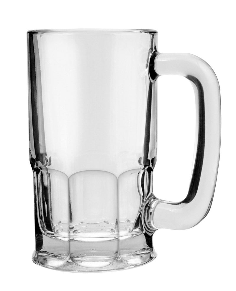Anchor Hocking Glass 20oz Beer Mug Clear Set of 6