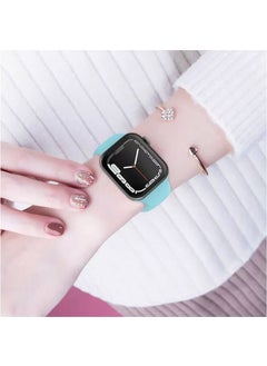 Wozlo Apple Watch 1, 2, 3, 4, 5, 6, 7, 8, Se Silicone Band Strap - S-M Size 38/40/41MM - Blue  - Image 2