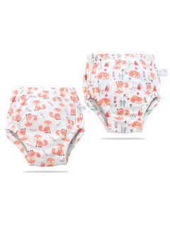 2-Piece Cotton Training Pants for Baby, Size L, 6 Layers, Breathable and Washable Underwear with Lovely Fox Pattern for Toddler Potty Training, Orange - pzsku/Z28B5C2C011273D2F318FZ/45/_/1736848945/eed84070-d7c5-4c23-b666-1bf4a17fcf9e