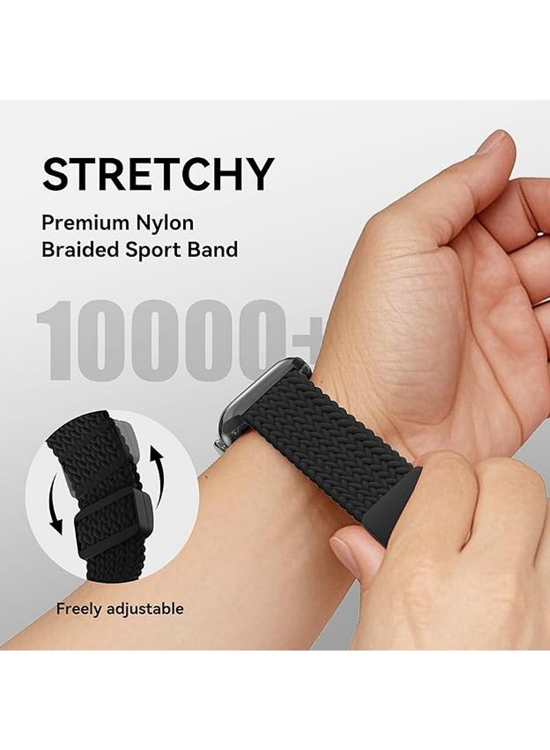 X-level 3Pcs Nylon Watchband Replacement Bracelet for iWatch Series 10/11 46mm,Compatible with iWatch Band 49mm 45mm 44mm 42mm,Sport Strap Replacement WristBands for iWatch Series 9 8 7 6 5 4 ultra 2 ultra 3 ultra SE SE 2 SE 3 - Image 3