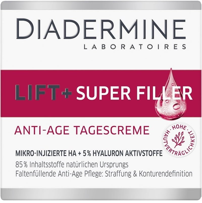 Diadermine Lift + Superfiller Hyaluron Anti-Age Day Cream - 1.76 Fl.oz (50 ml) - Image 1