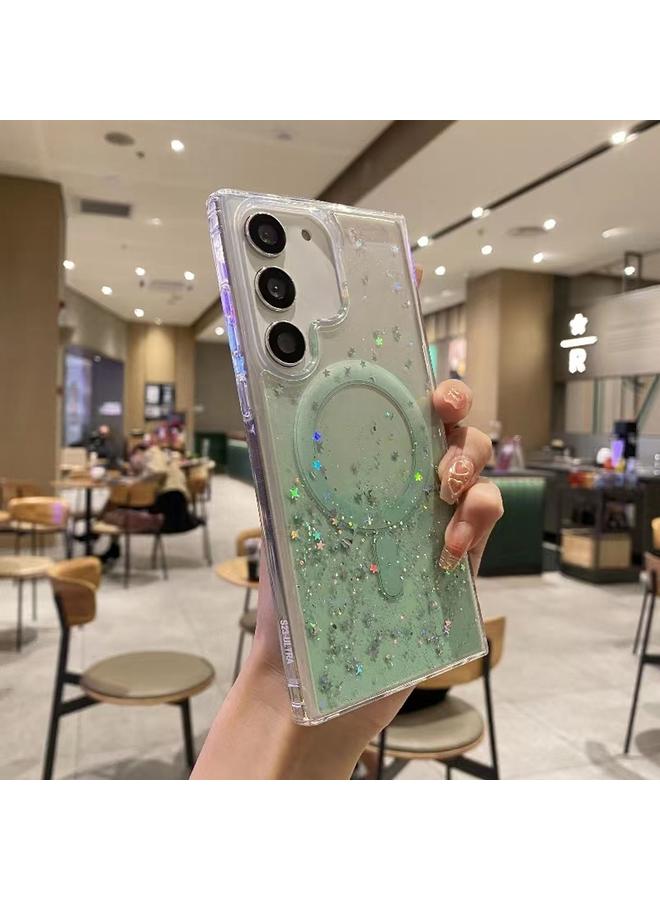 اس-توب جراب لهاتف Samsung Galaxy S23+ 5G Magsafe Glitter TPU جراب واقٍ للهاتف - Image 1