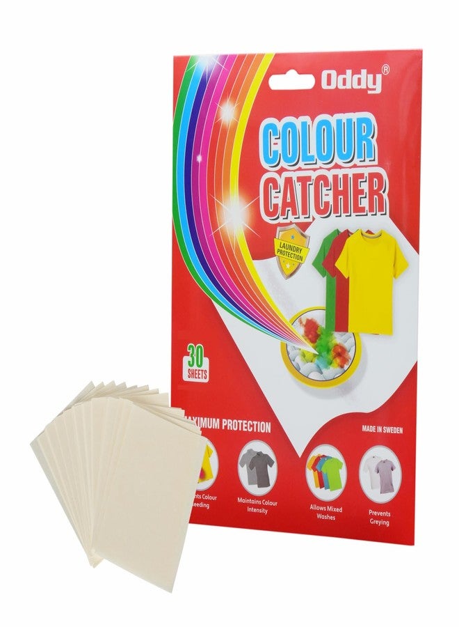 Oddy Dirt & Colour Catcher, Pack Of 30 Sheets For Laundry, Allow Mixed Washes, Prevent Colour Runs And Maintain Original Colour Of Clothing - Image 1