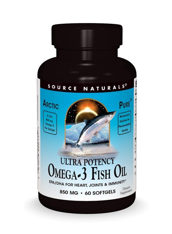 Source Naturals Arcticpure Ultra Potency 850 Mg Omega 3 Fish Oil 60 Softgels - Image 2