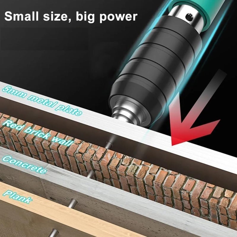 APURK Manual Steel Nail Gun Tool Cement Wall Portable Concrete Nail Gun with Lightweight and Efficient Household Woodworking pack of 1 - Image 4