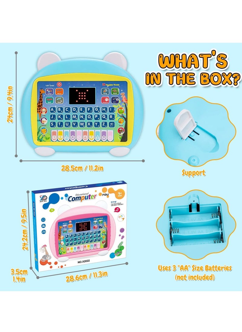 Y&D - 1 to 3 Year Old Girl Boy Gifts-Toddlers Learning Toys for 2 5 Girls Boys Birthday Presents Gift Kids Age 4 Toddler Tablet Interactive Educational Toy Laptop Kid G - Image 1