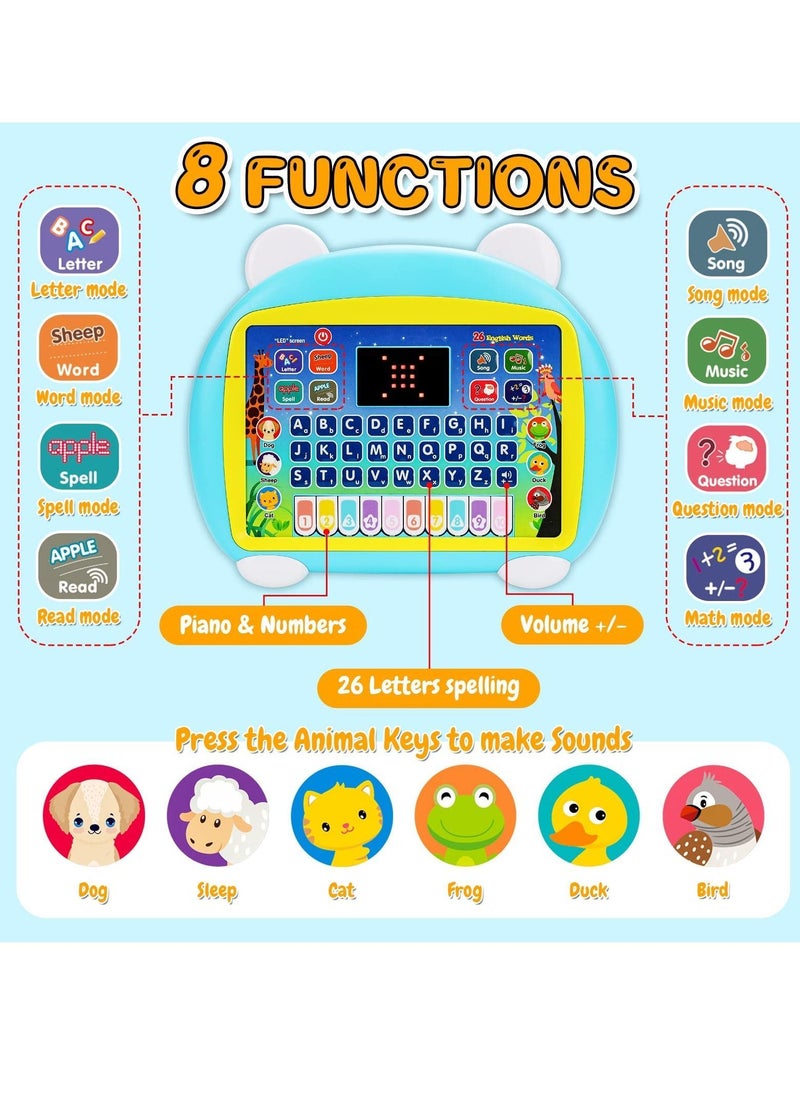 Y&D - 1 to 3 Year Old Girl Boy Gifts-Toddlers Learning Toys for 2 5 Girls Boys Birthday Presents Gift Kids Age 4 Toddler Tablet Interactive Educational Toy Laptop Kid G - Image 1