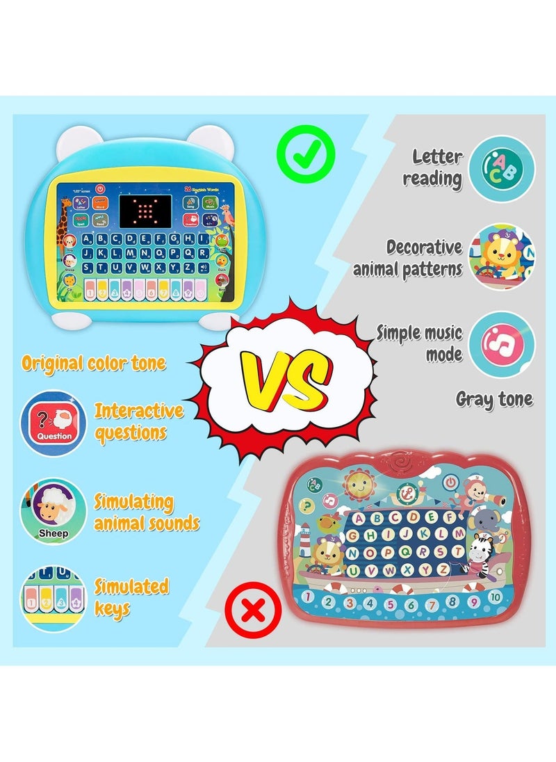 Y&D - 1 to 3 Year Old Girl Boy Gifts-Toddlers Learning Toys for 2 5 Girls Boys Birthday Presents Gift Kids Age 4 Toddler Tablet Interactive Educational Toy Laptop Kid G - Image 1