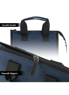 Shopoflux SHOPOFLUX Lunch Bag for Men and Women, Insulated Tiffin Bags for Office, College, School (Blue)  - Image 3