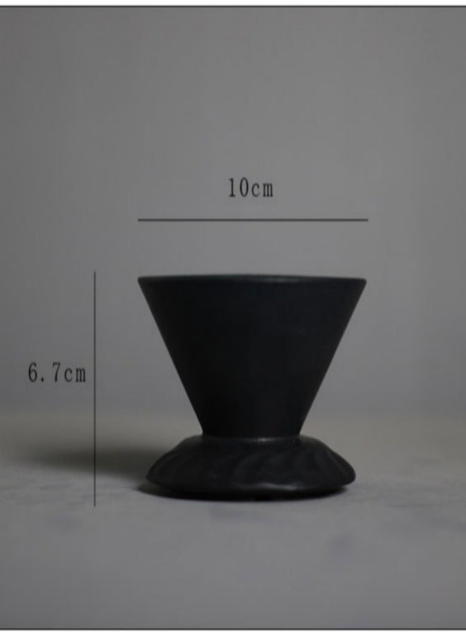MIXDE Pour Over Coffee Maker Set, Ceramic Pour over Coffee Dripper and Decanter, V60 Coffee Filter Drip Brewer and Coffee Pot  - Image 5