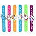 LOCHSOEL Silicone unicorn Slap Bracelets Silicone Unicorn Wristband Birthday Party Favors Party Favors Gifts Carnival Prizes Set 6 Pack - Image 3