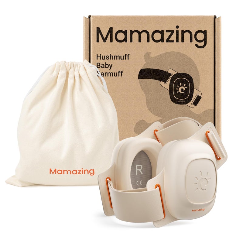 MAMAZING Baby Ear Muffs for Newborns to Toddlers 3â€“48 Months, 25dB Noise Cancelling Headphones for Airplane Travel, Party and Fireworks, Soft & Adjustable Baby Hearing Protection, CE & ANSI Certified - Image 1