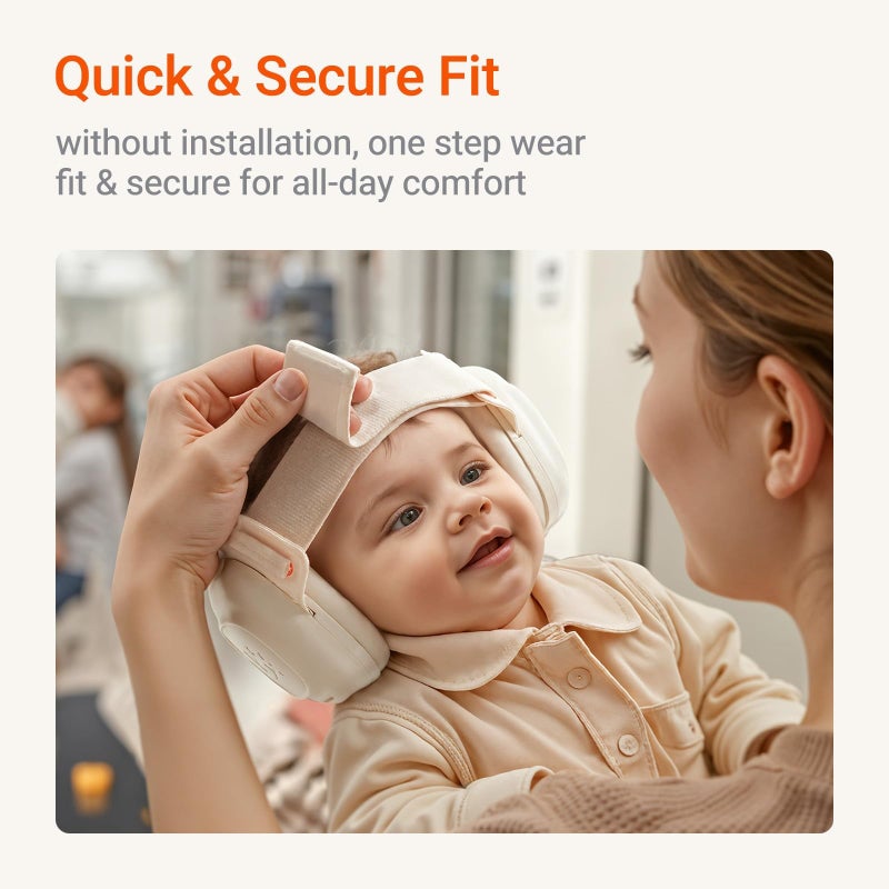MAMAZING Baby Ear Muffs for Newborns to Toddlers 3â€“48 Months, 25dB Noise Cancelling Headphones for Airplane Travel, Party and Fireworks, Soft & Adjustable Baby Hearing Protection, CE & ANSI Certified - Image 5