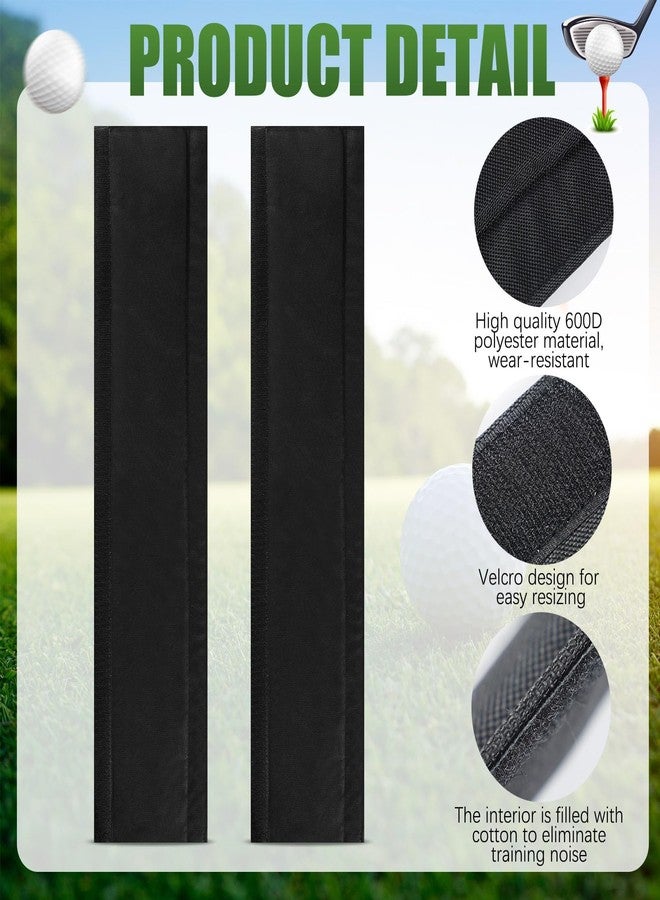 Arrowbash 2 Pcs Disc Golf Basket Silencer Disc Sports Sound Proof Basket Quieter Portable Golf Accessories Targeting Stripes for Putting Practice Target Game - Image 4