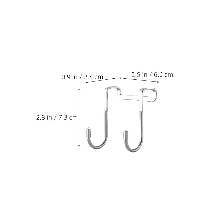 Over Door Hooks, Durable Suspension for Towel and Cupboard Organization, Precision Crafted - Image 2