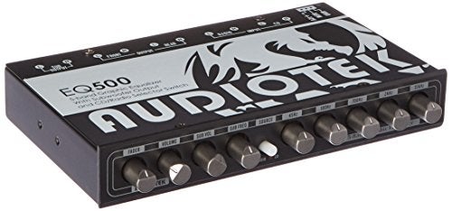Audiotek At-eq500 Eq500 5-Band Graphic Equalizer with Subwoofer Output and Cd/Radio Selector Switch - Image 1