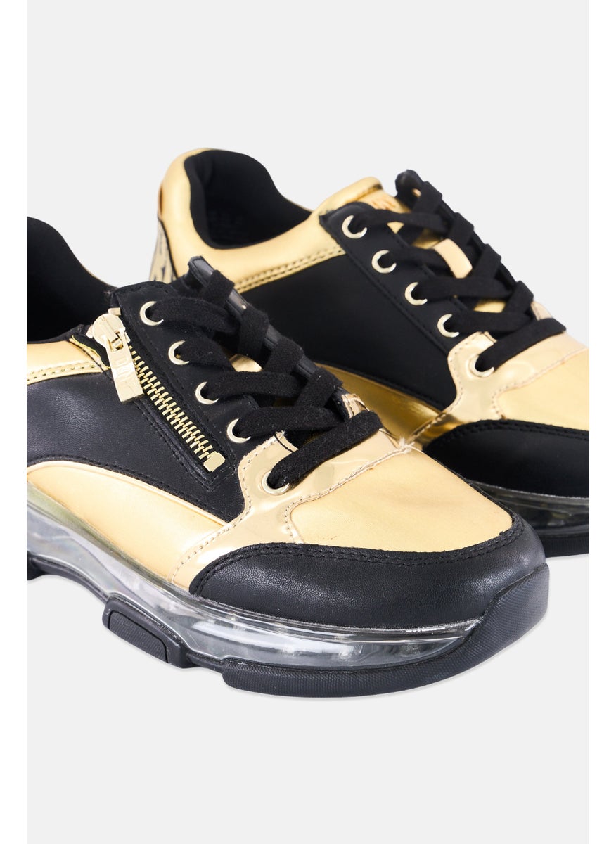 DKNY Women Taini Lace Up Sneaker Shoes, Multi Color  - Image 3