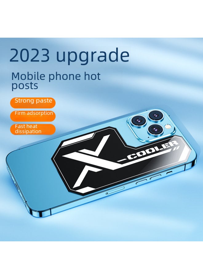 General Mobile Phone Semiconductor Radiator Accessories Heating Plate Magnetic Suction Cooling Composite Refrigeration Surface Amplifier Aluminum Alloy Thermal Conductivity-Product Color:Magnetic Hot Plate  - Image 2