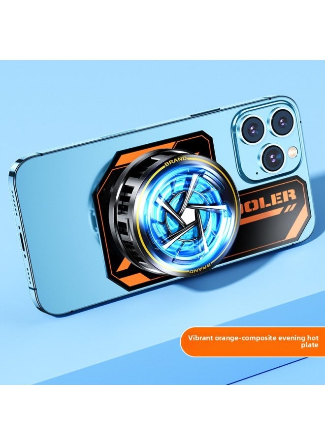General Mobile Phone Semiconductor Radiator Accessories Heating Plate Magnetic Suction Cooling Composite Refrigeration Surface Amplifier Aluminum Alloy Thermal Conductivity-Product Color:Magnetic Hot Plate  - Image 1