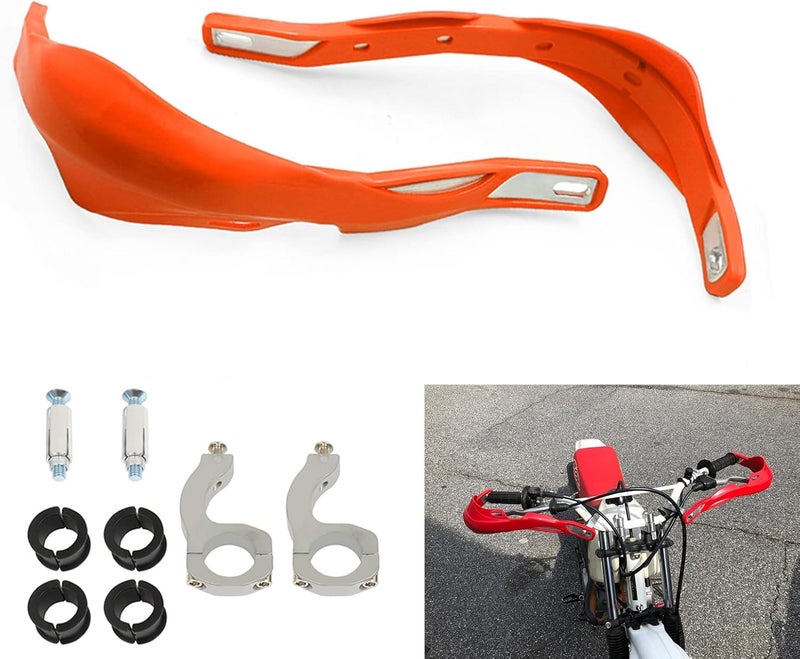 COBIKE Universal Motorcycles Handguards Handlebar Hand Brush Guards Handle Protector Windshield Crash Protector For Honda Motocross Yamaha Suzuki Kawasaki Dual Sport Dirt Bike ATV MX - Image 1