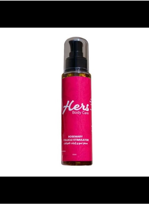 Hers Rosemary Folicle Stimulator Fill empty scalp areas Prevent hair loss100 ml.