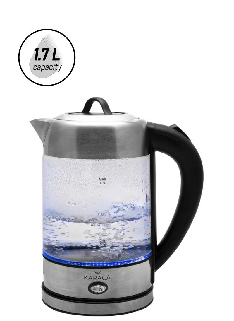 Karaca Karaca Led Light Glass Herbal Tea Machine Inox 2202 1.7 lt  - Image 1