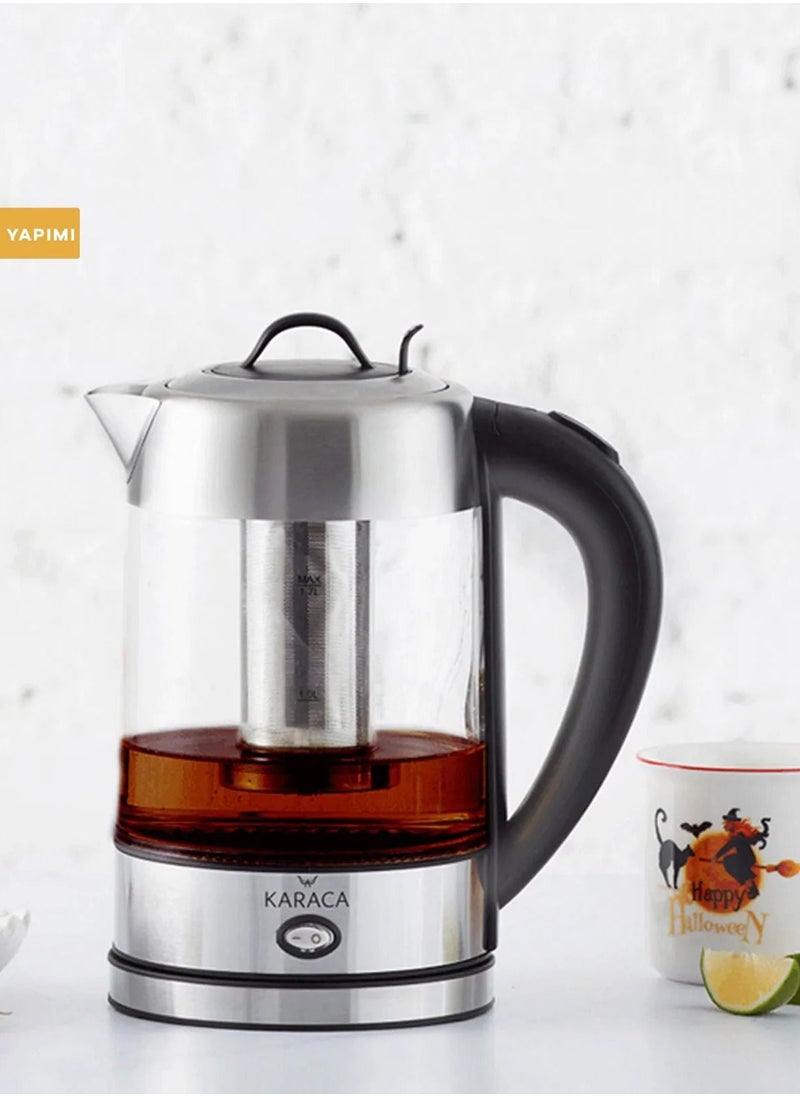 Karaca Karaca Led Light Glass Herbal Tea Machine Inox 2202 1.7 lt  - Image 3